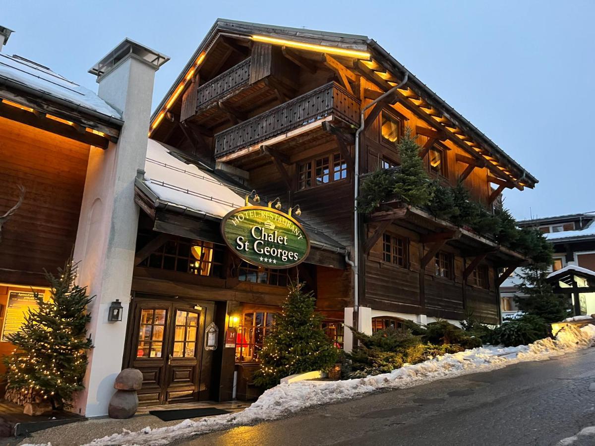 Hotel Chalet Saint-Georges Megève Exteriör bild
