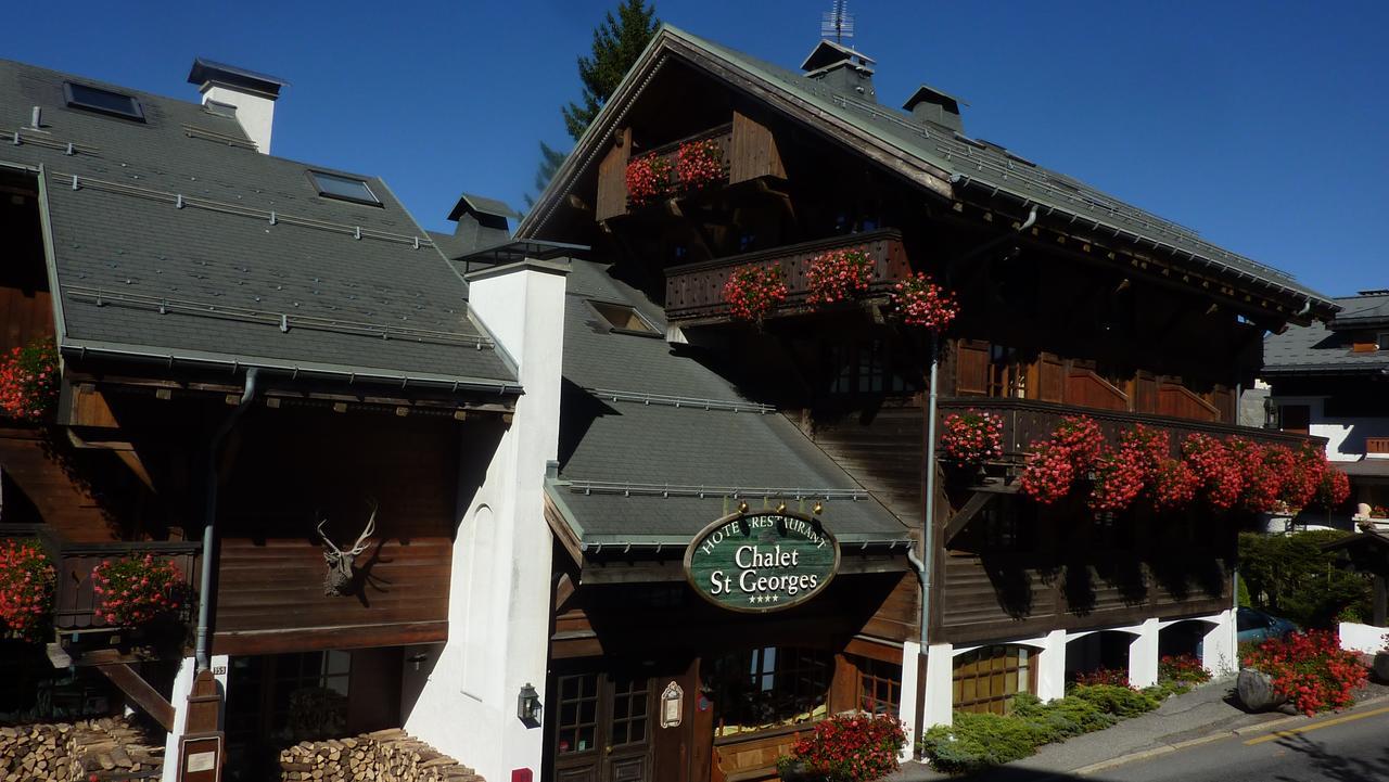 Hotel Chalet Saint-Georges Megève Exteriör bild