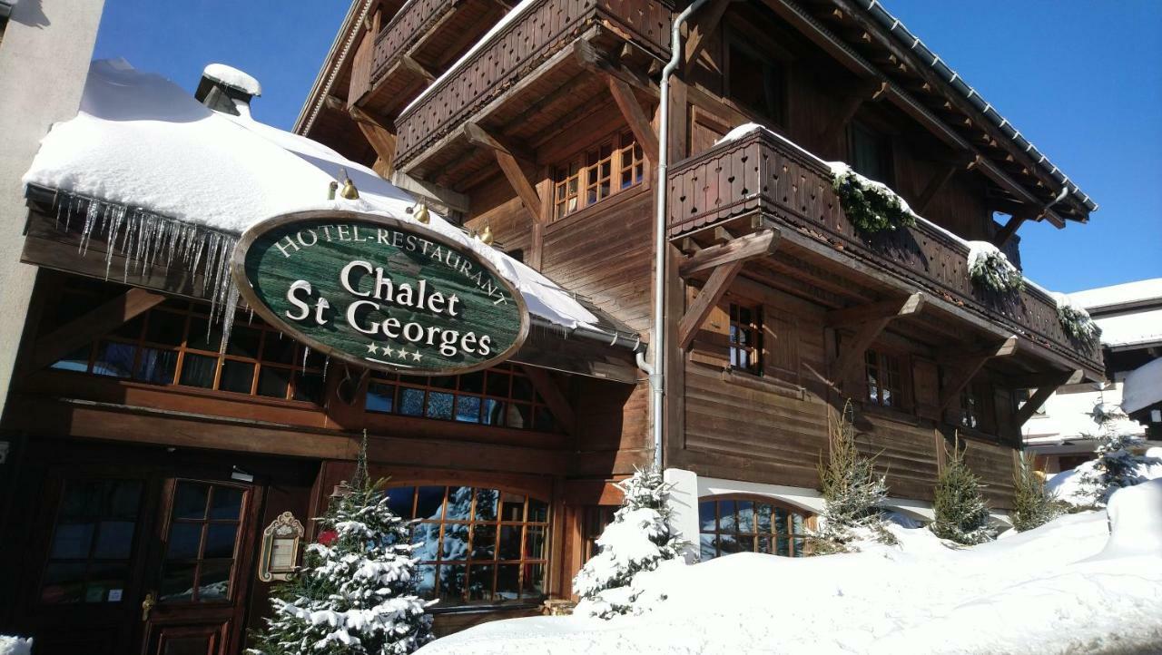 Hotel Chalet Saint-Georges Megève Exteriör bild